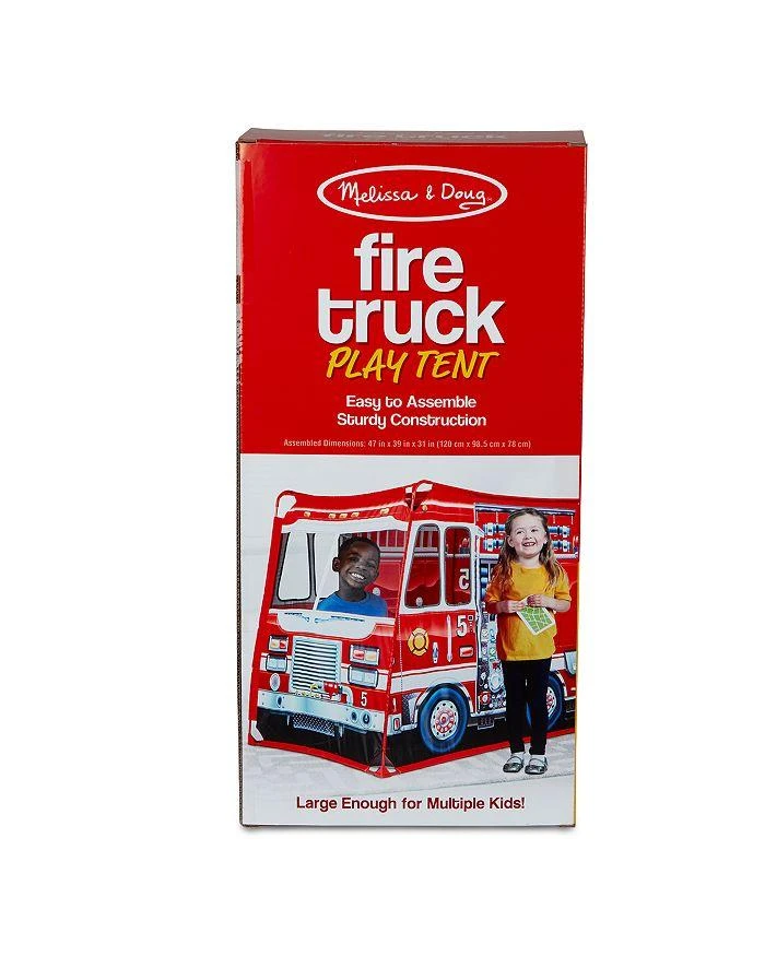 商品Melissa & Doug|Fire Truck Play Tent - Ages 3+,价格¥480,第3张图片详细描述