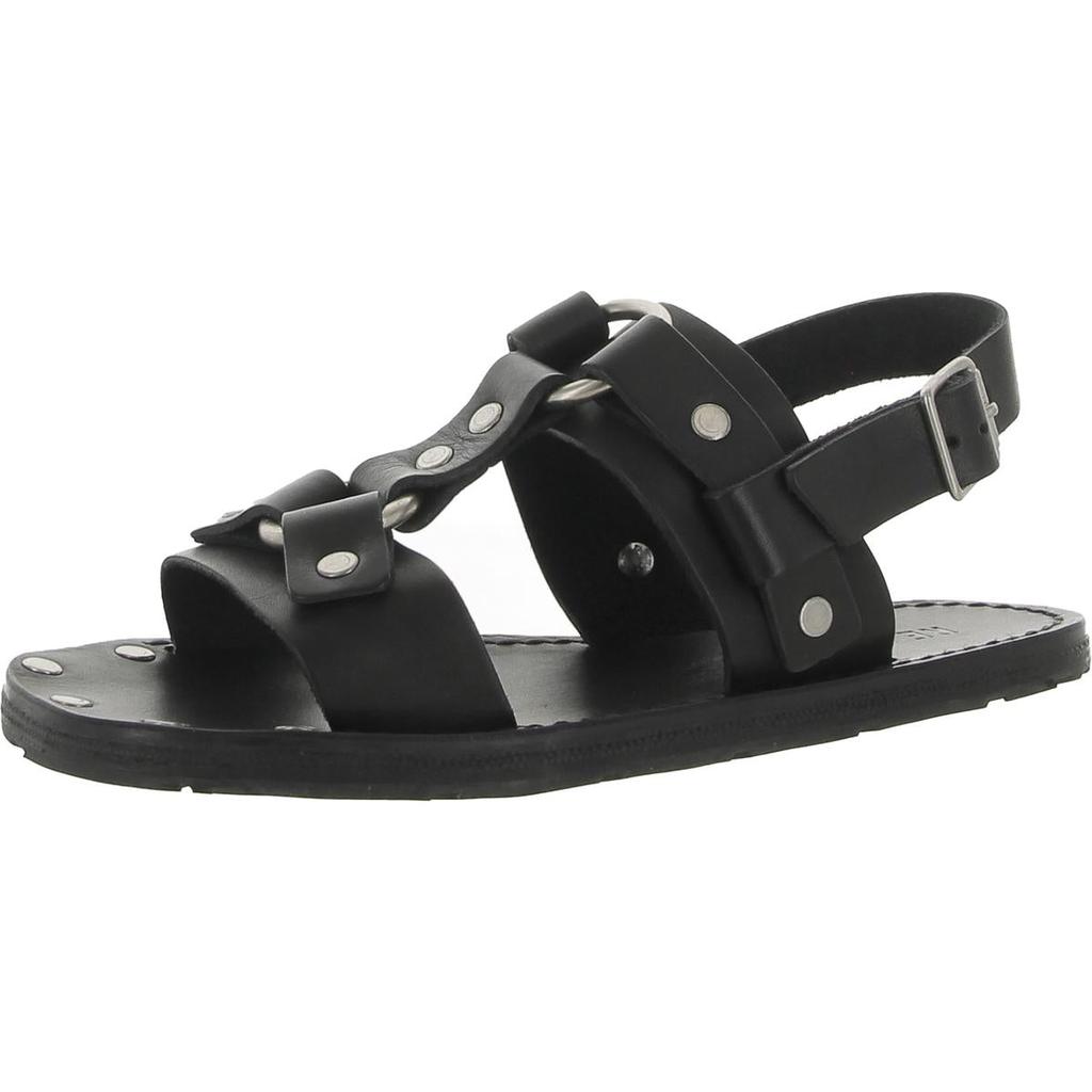 RE/DONE | RE/DONE Womens 70s Tire Tread Sandal Leather Strappy T-Strap Sandals 415.03元 商品图片