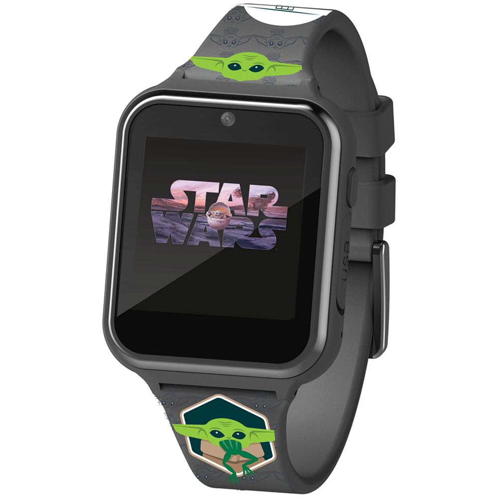 Kid's Star Wars Baby Yoda Gray Silicone Strap Smart Watch 46x41mm商品第4张图片规格展示