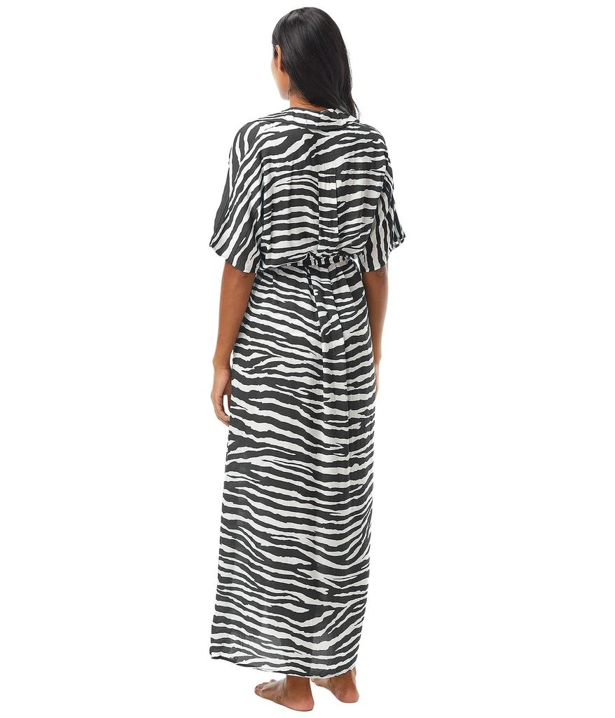 商品Vince Camuto|Zebra Belted Maxi Dress Cover-Up,价格¥584,第2张图片详细描述