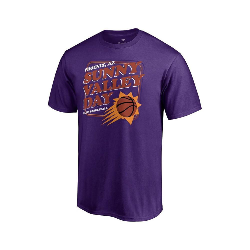 商品Fanatics|Men's Branded Purple Phoenix Suns Sunny Valley Day Hometown Collection T-shirt,价格¥209,第5张图片详细描述