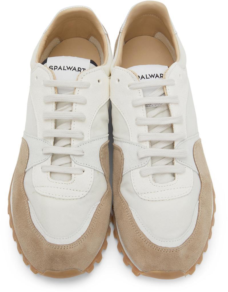 商品Spalwart|Taupe & White Marathon Trail Low (WBHS) Sneakers,价格¥3072,第7张图片详细描述