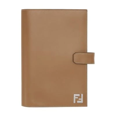 商品Fendi|【预售】 男士 文具 FF笔记本  FEN9Z582BEI,价格¥5223,第1张图片