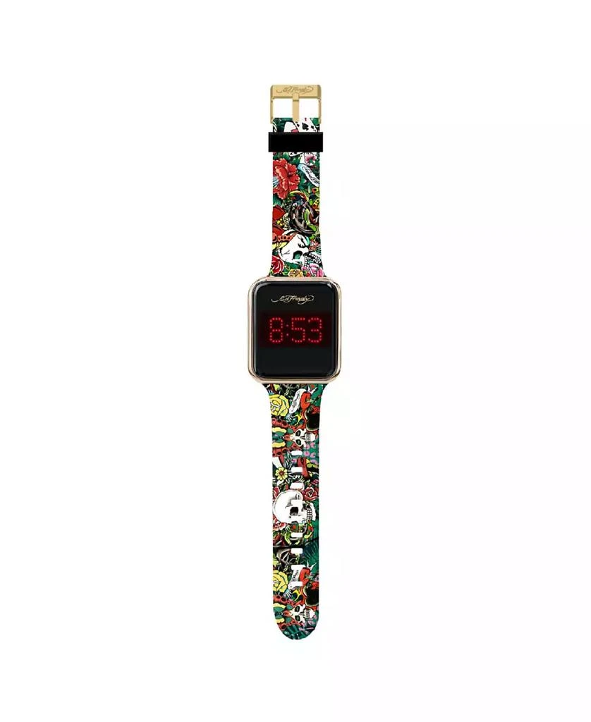 商品Ed Hardy|Men's Multicolor Silicone Strap Watch,价格¥367,第1张图片