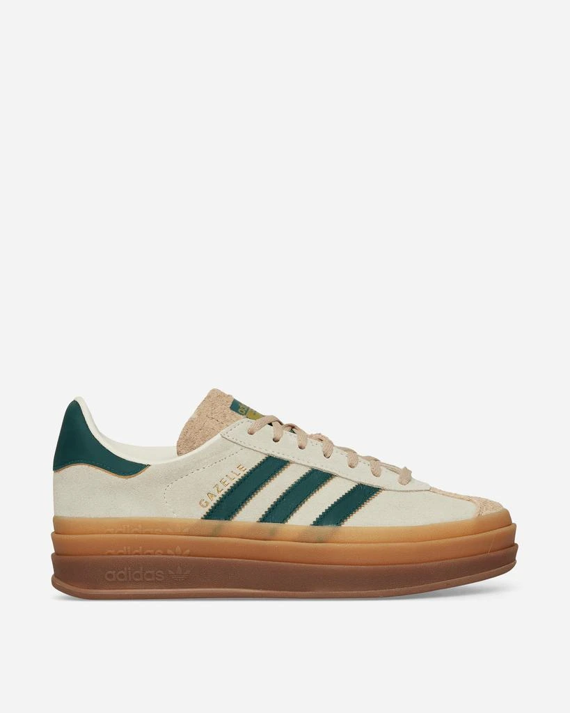 商品Adidas|Women's Gazelle Bold Sneakers Cream White / Collegiate Green,价格¥516,第2张图片详细描述