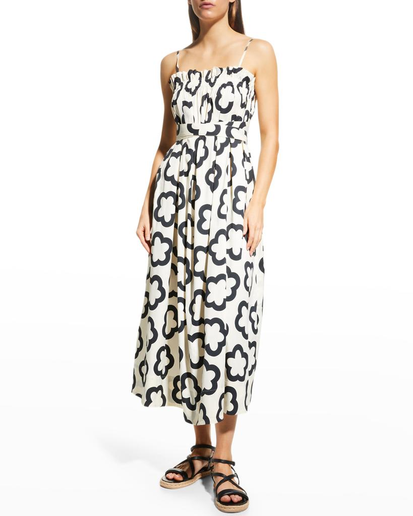 Ruffle Top Midi Dress商品第1张图片规格展示