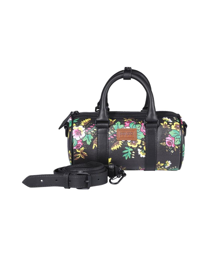 Kenzo Floral Printed Zipper Duffle Bag商品第1张图片规格展示