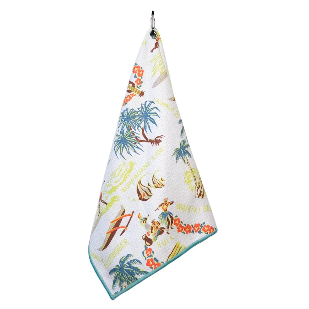 商品Avanti Fashion|Surfboard Ride Golf Towel - White,价格¥186,第2张图片详细描述