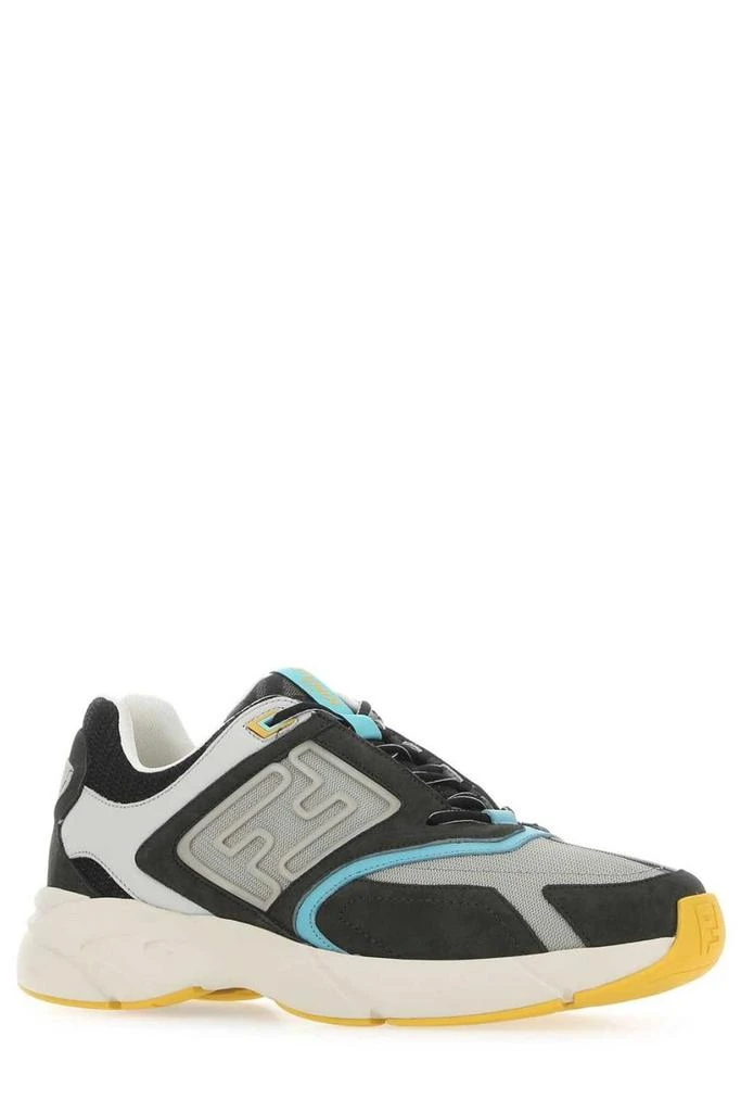 商品Fendi|Fendi Faster FF-Embossed Detailed Low-Top Sneakers,价格¥5492,第2张图片详细描述
