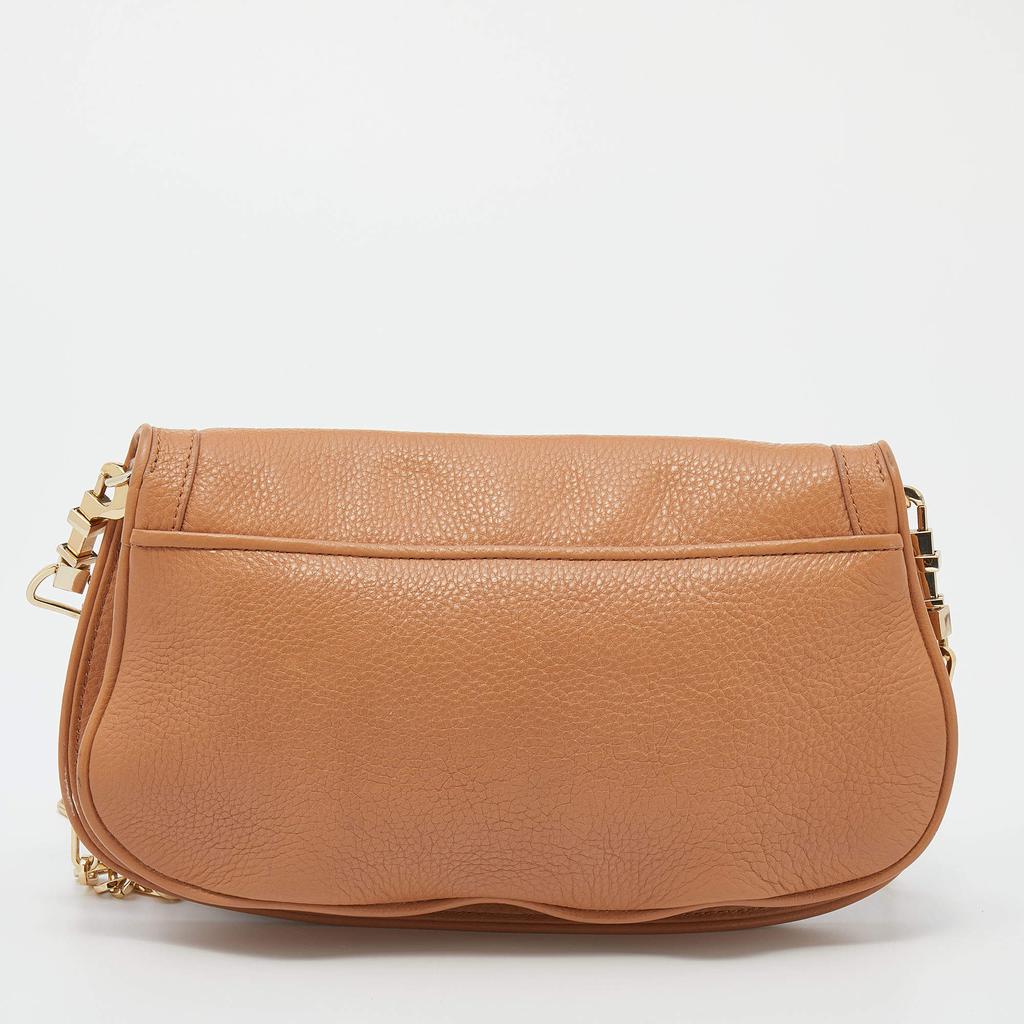 Tory Burch Tan Leather Amanda Crossbody Bag商品第4张图片规格展示