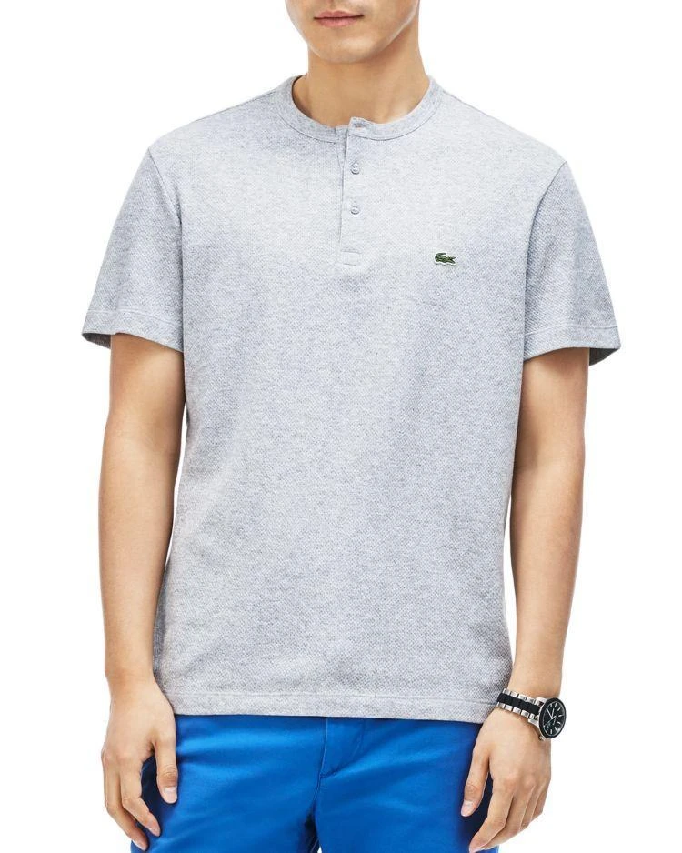 商品Lacoste|Textured Henley Tee,价格¥252,第1张图片