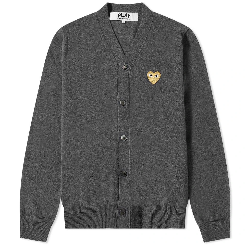 商品Comme des Garcons|Comme des Garcons Play Gold Heart Cardigan,价格¥2072,第1张图片