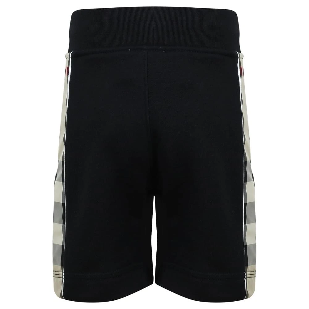 商品Burberry|Black Graham Baby Shorts,价格¥902,第4张图片详细描述