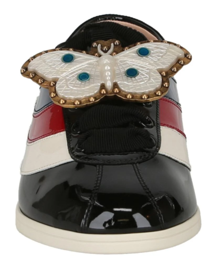 商品Gucci|Falacer Patent Leather Sneakers,价格¥1730,第4张图片详细描述