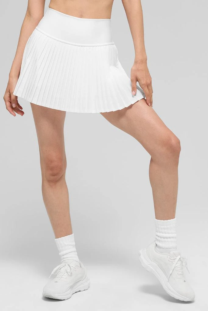 商品Alo|Grand Slam Tennis Skirt - White,价格¥746,第2张图片详细描述