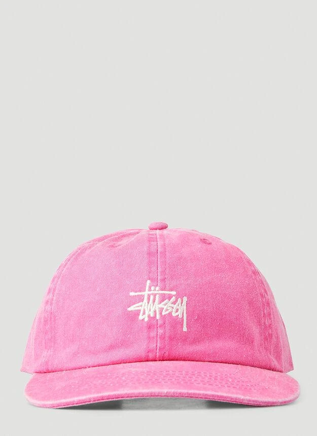 商品STUSSY|Washed Stock Low Pro Cap in Pink,价格¥236,第1张图片