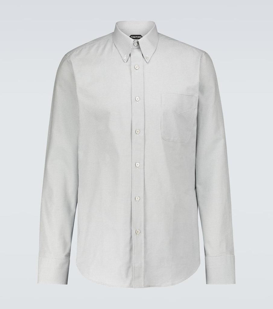 商品Tom Ford|格纹长袖衬衫,价格¥4256,第1张图片