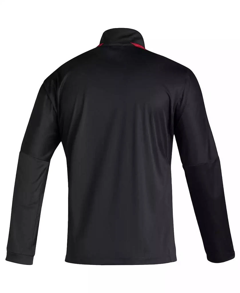 商品Adidas|Men's Black Nebraska Huskers 2021 Sideline Quarter-Zip Jacket,价格¥455,第4张图片详细描述