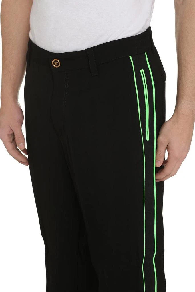 VERSACE LOGOED SIDE STRIPES TRACK-PANTS 商品