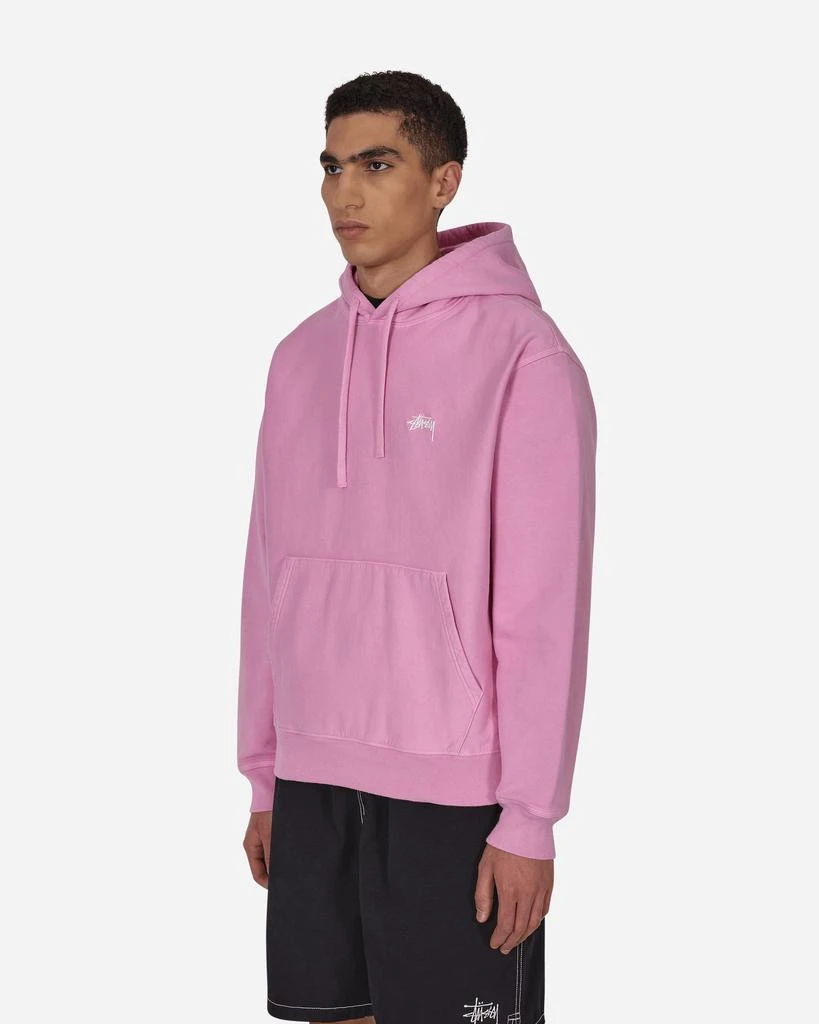 商品STUSSY|Stock Logo Hooded Sweatshirt Pink,价格¥874,第2张图片详细描述