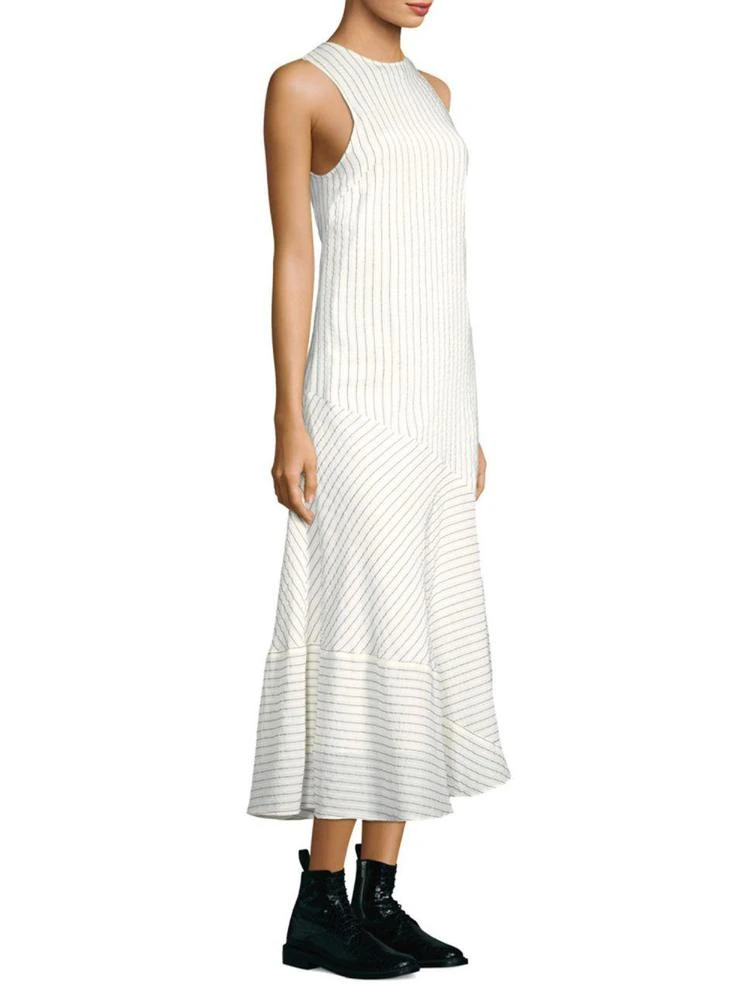 商品Ganni|Wilkie Striped Seersucker Dress,价格¥1525,第3张图片详细描述