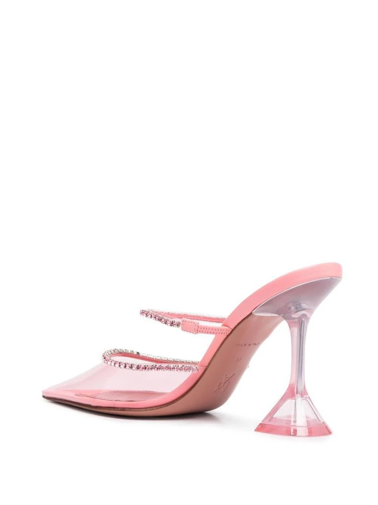 商品Amina Muaddi|AMINA MUADDI - Gilda Glass Mule Pumps,价格¥8861,第2张图片详细描述