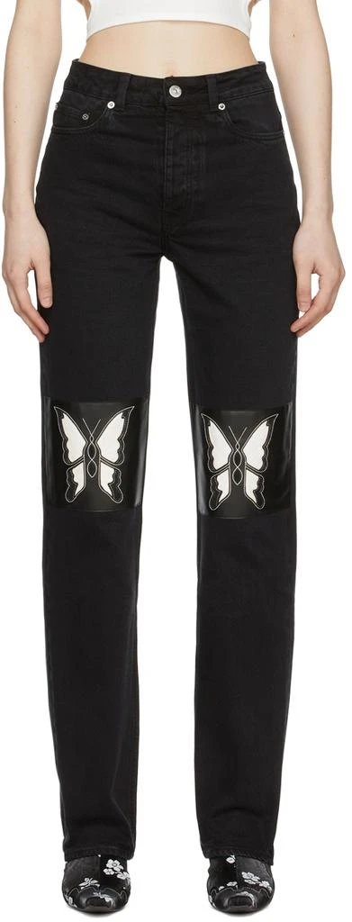 商品Our Legacy|Black Straight-Leg Jeans,价格¥1630,第1张图片