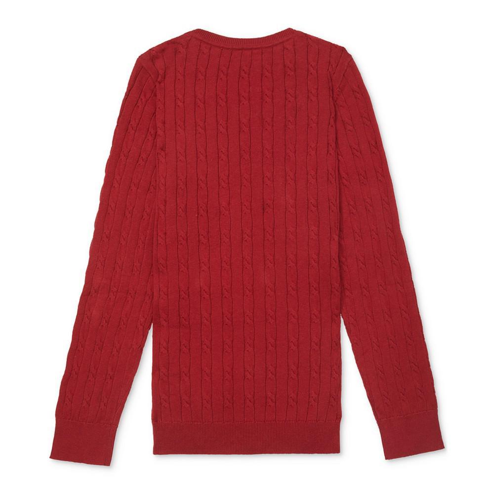 商品Tommy Hilfiger|Women's Jenny Cotton Sweater with Velcro® Closure,价格¥392,第4张图片详细描述