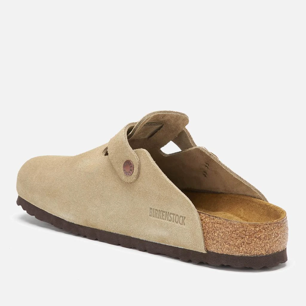 商品Birkenstock|Men's Boston Suede Mules - Taupe,价格¥1562,第2张图片详细描述