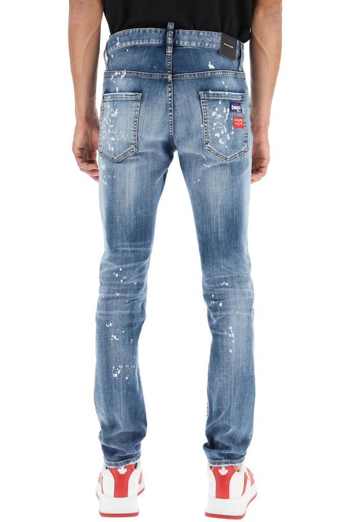 Dsquared2 medium bleached spots wash cool guy jeans商品第3张图片规格展示