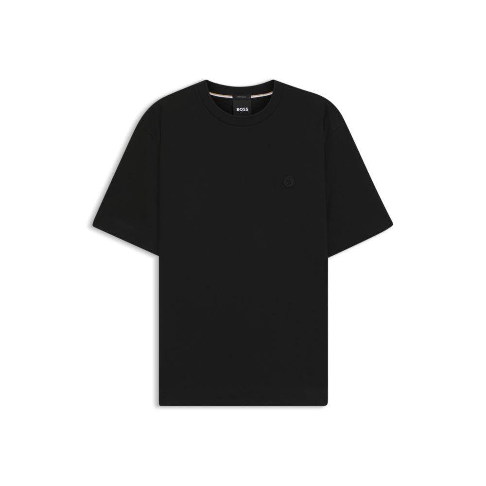 Mercerised-cotton T-shirt with Double B monogram image 2