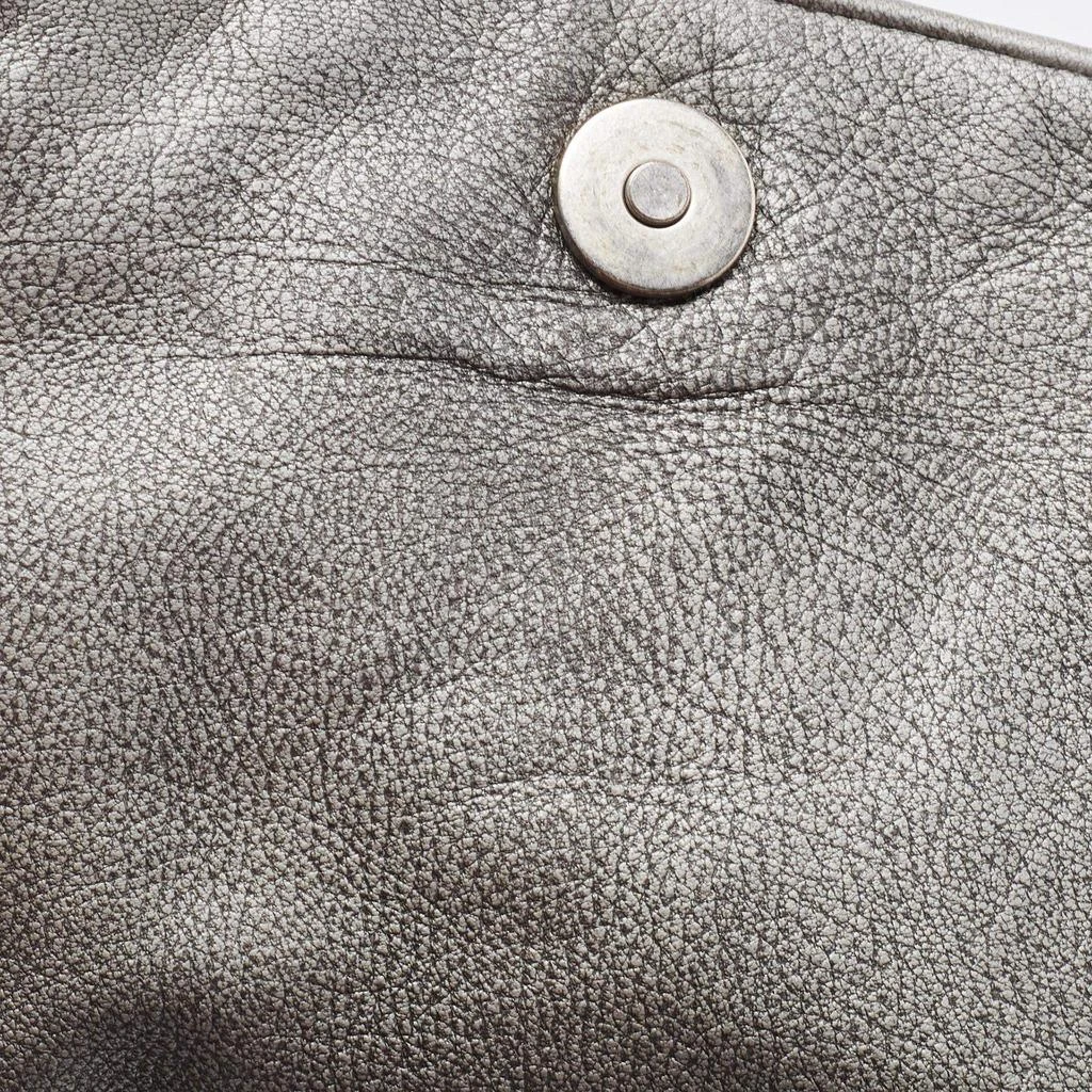 Dior Silver Quilted Cannage Leather Flap Shoulder Bag 商品