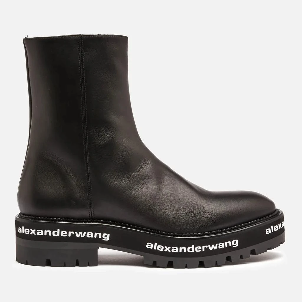 商品Alexander Wang|Alexander Wang Women's Sanford Leather Chelsea Boots - Black,价格¥3658,第1张图片