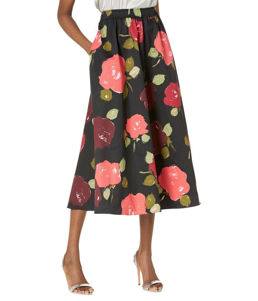 商品Kate Spade|Just Rosy Faille Skirt,价格¥833,第1张图片