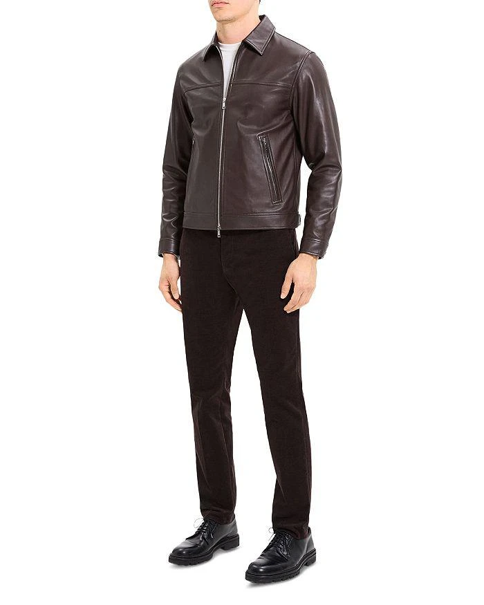 商品Theory|Rhett Point Nappa Leather Jacket ,价格¥2221,第4张图片详细描述