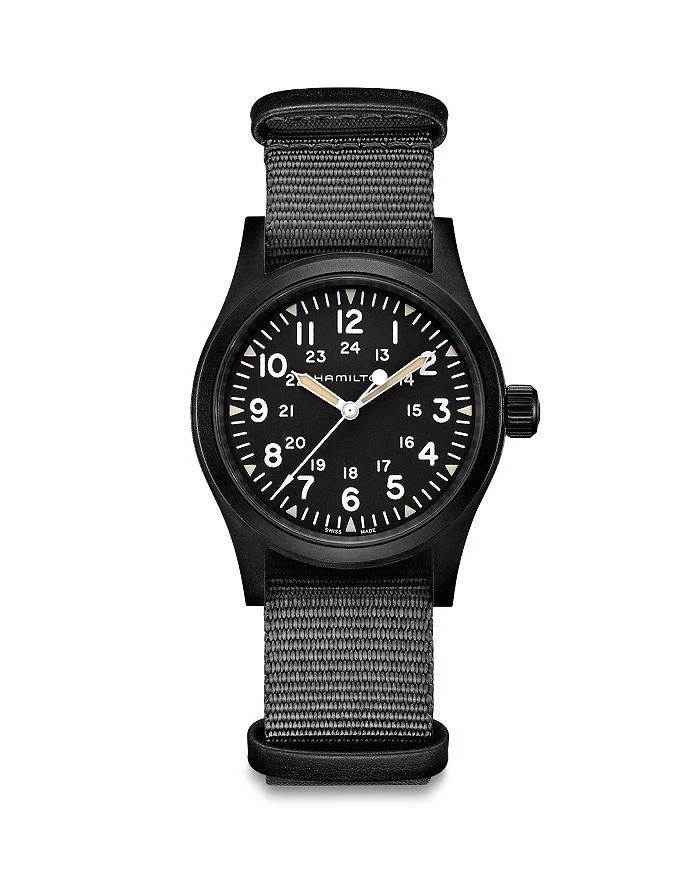 商品Hamilton|Mechanical Khaki Field Watch, 38mm,价格¥4826,第1张图片详细描述