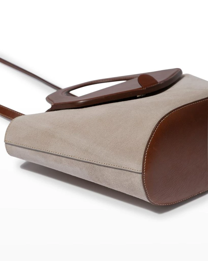 商品Hereu|Alqueria Mix-Leather Top-Handle Bag,价格¥1061,第5张图片详细描述