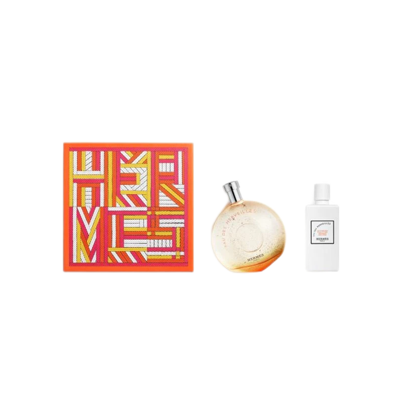 商品Hermes|爱马仕橘彩星光女士香水套装 EDT 淡香水50ml+身体乳40ml,价格¥587,第1张图片