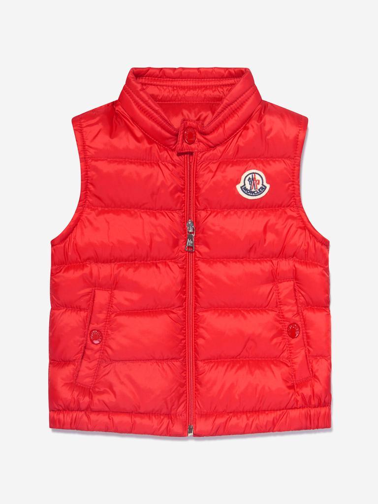 商品Moncler|Moncler Red Baby Unisex Down Padded New Amaury Gilet,价格¥1531,第1张图片