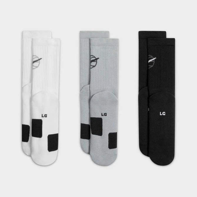 商品NIKE|Nike Everyday Crew Basketball Socks (3-Pack),价格¥193,第3张图片详细描述