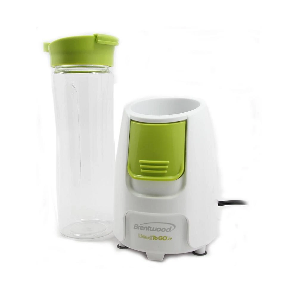 商品Brentwood Appliances|Brentwood Blend-To-Go Personal Blender in White and Green,价格¥373,第1张图片
