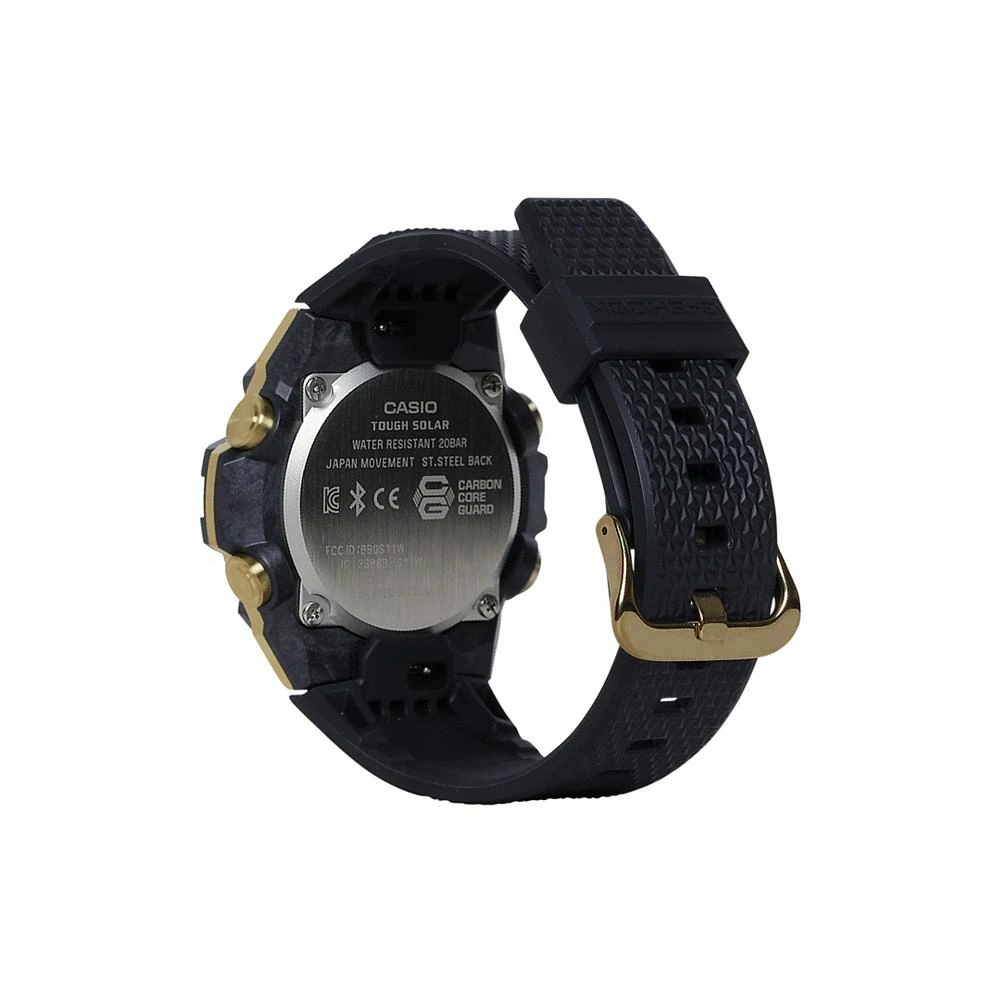 商品G-Shock|Men's Gold-Tone and Black Resin Strap Watch 49.6mm GSTB400GB1A9,价格¥2918,第3张图片详细描述