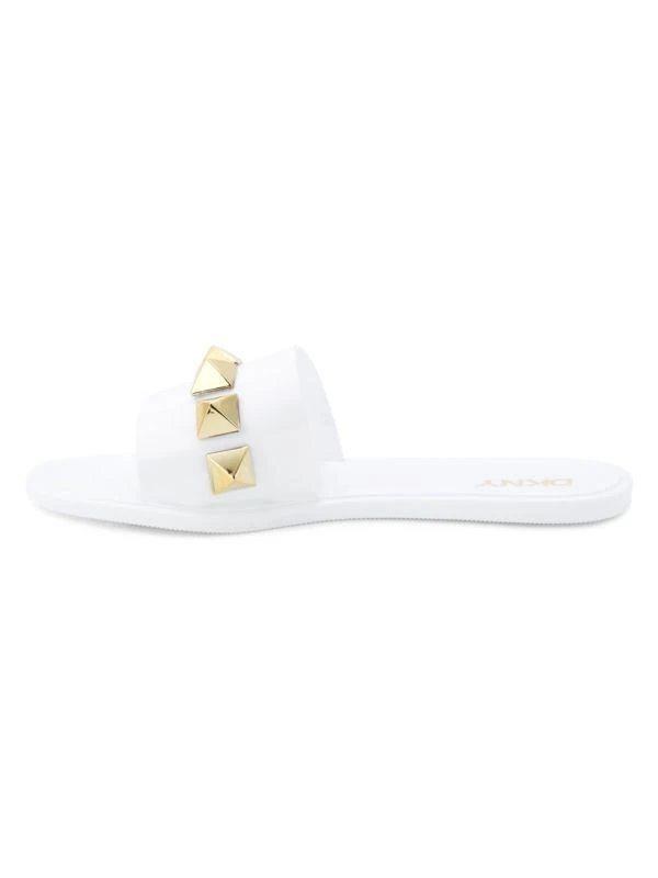 商品DKNY|Janis Pyramid Studded Flat Sandals,价格¥119,第4张图片详细描述