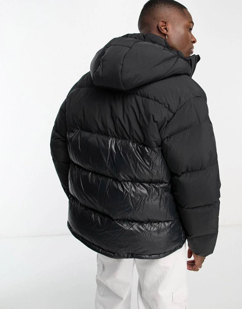 商品Adidas|adidas Originals down puffer jacket with hood in black,价格¥1074,第2张图片详细描述