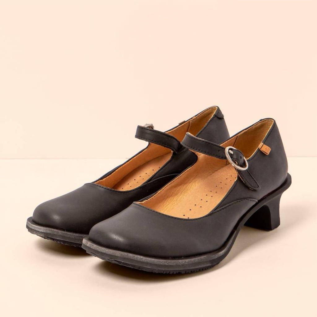 Sapatos de Mulher Igusa Wax Nappa em preto. image 2