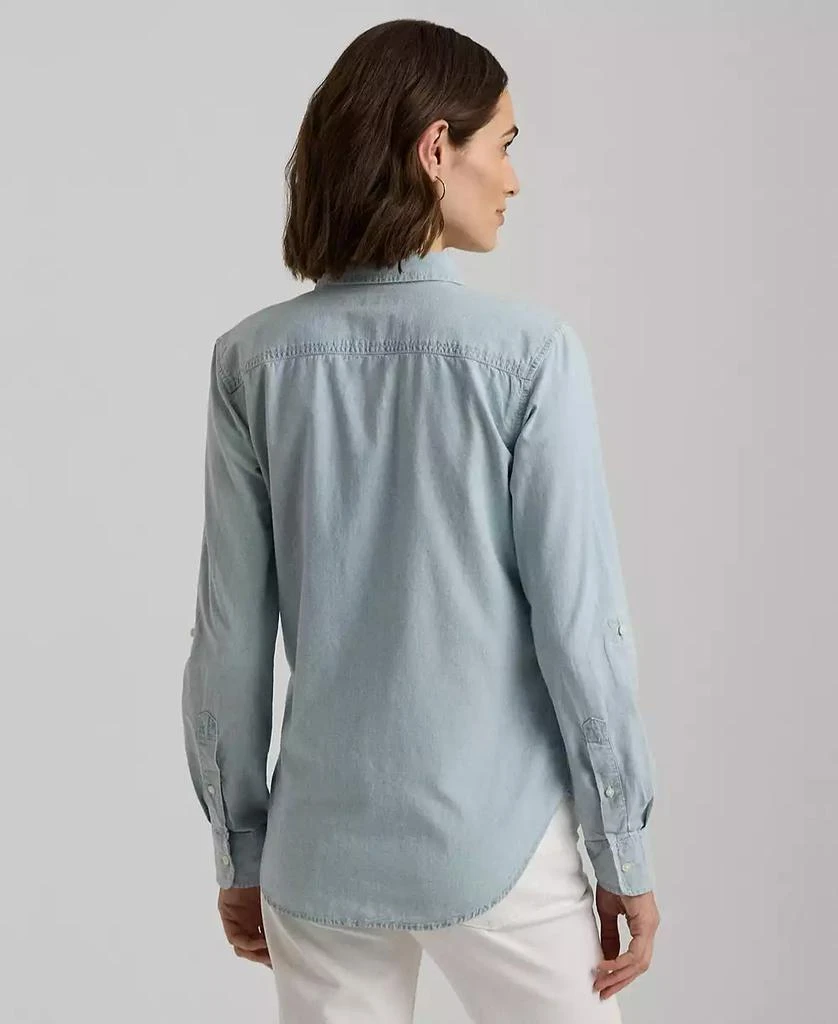 商品Ralph Lauren|Cotton Chambray Shirt,价格¥771,第2张图片详细描述