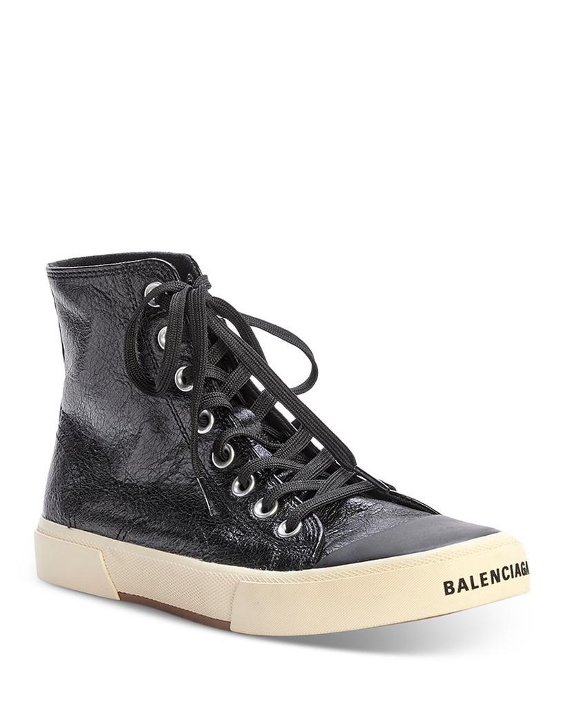 商品Balenciaga|Women's Paris Lace Up High Top Sneakers,价格¥6805,第1张图片