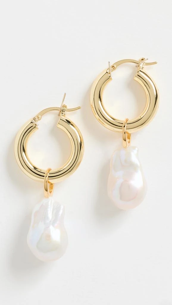 商品Shashi|Domino Pearl Earrings,价格¥586,第1张图片