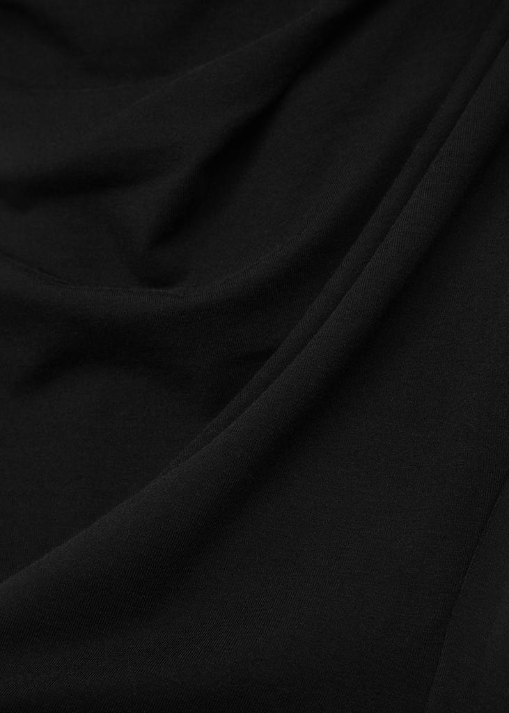 Ginnie black stretch-jersey midi dress商品第5张图片规格展示