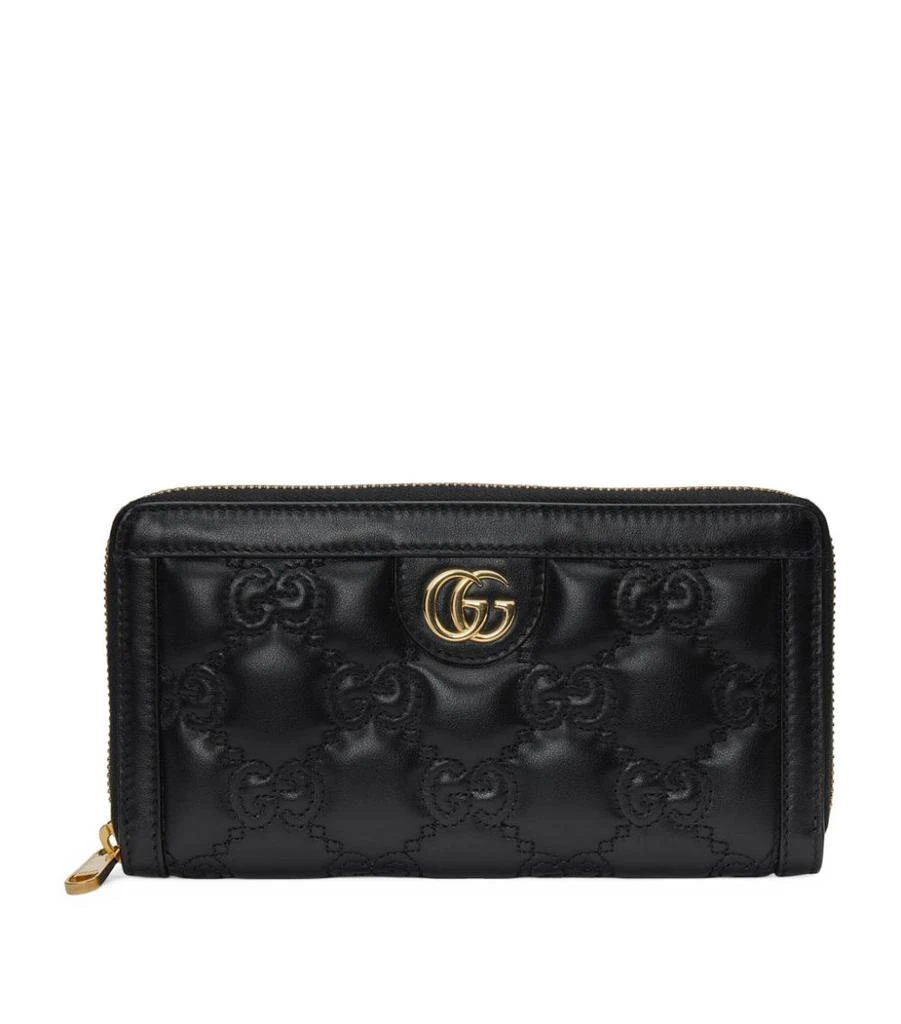 商品Gucci|Matelassé Leather GG Zip-Around Wallet,价格¥5931,第1张图片